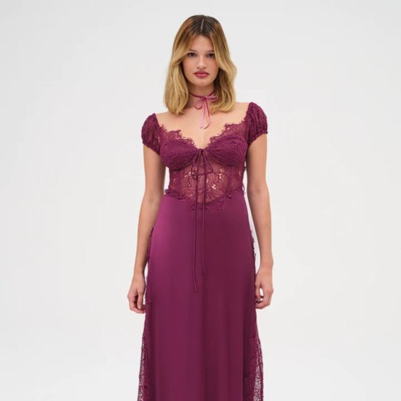 NWT *LAST ONE* Casey Maxi Dress in Purple - Picture 2 of 8